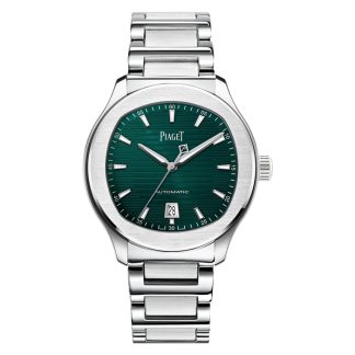 Zegarek męski Piaget Polo 42 mm Zielony G0A49022