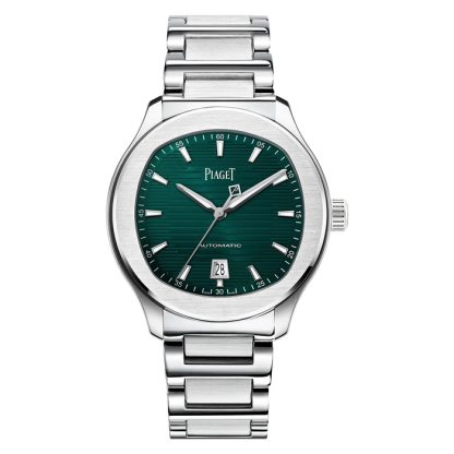 Zegarek męski Piaget Polo 42 mm Zielony G0A49022
