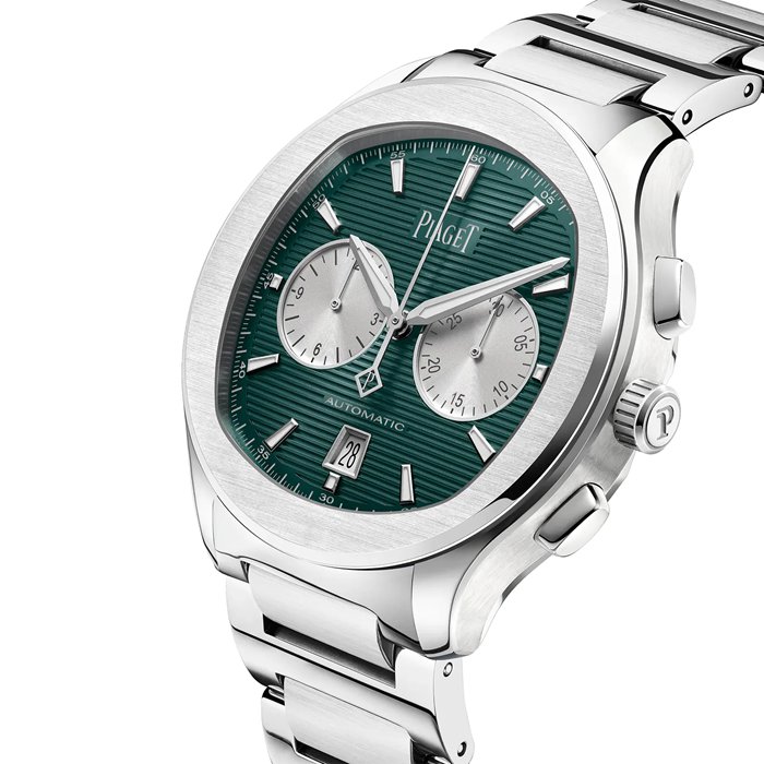 Zegarek męski Piaget Polo Chronograph 42 mm Zielony G0A49024 - obrazek 2