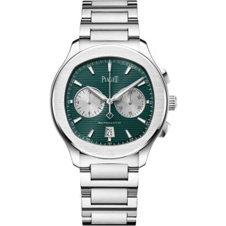 Zegarek męski Piaget Polo Chronograph 42 mm Zielony G0A49024