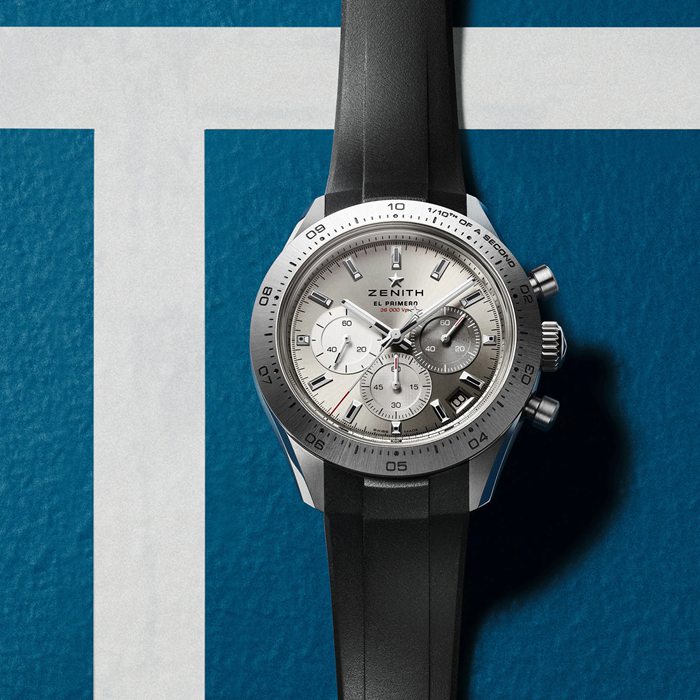 Zegarek męski Zenith Chronomaster Sport 41 mm szary 95.3100.3600/39.R951 - obrazek 2