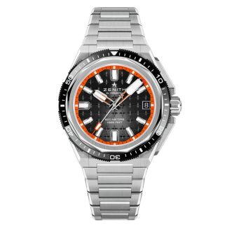 Zegarek męski Zenith Defy Extreme Diver 42,5 mm Czarny wymienny pasek 95.9600.3620/21.I300