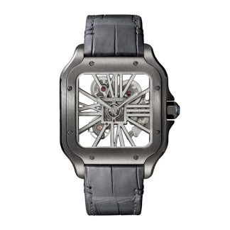 Zegarek szkieletowy Cartier Santos De Cartier WHSA0009