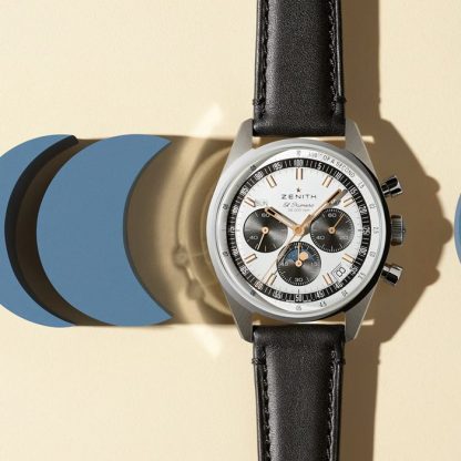 Zenith Chronomaster Original 38mm Zegarek Męski Srebrny 03.3400.3610/38.C911 - obrazek 2