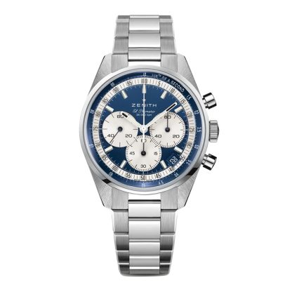 Zenith Chronomaster Original 38mm Zegarek męski Niebieski 03.3200.3600/51.M3200