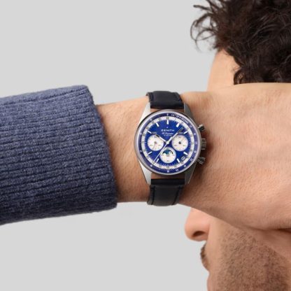 Zenith Chronomaster Original Lapis Lazuli 38mm Zegarek męski 03.3400.3610/51.C910 - obrazek 5