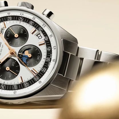Zenith Chronomaster Original Stalowy zegarek męski 38 mm Srebrny 03.3400.3610/38.M3200 - obrazek 2