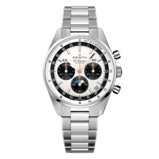 Zenith Chronomaster Original Stalowy zegarek męski 38 mm Srebrny 03.3400.3610/38.M3200