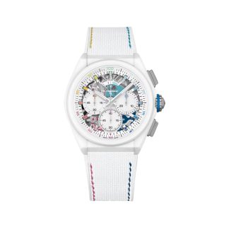 Zenith Defy 21 Chroma II Limited Edition 44mm Zegarek Męski Biały 49.9014.9004/01.R953