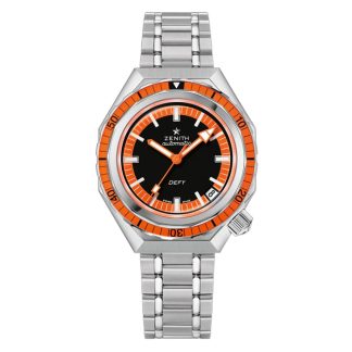 Zenith Defy Revival 37mm Zegarek męski Czarny 03.A3648.670/21.M3648