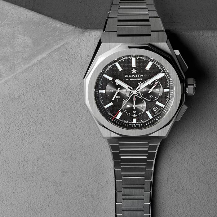 Zenith Defy Skyline Chronograph 42mm Zegarek Męski Czarny Wymienny Pasek 03.9500.3600/21.I001 - obrazek 2