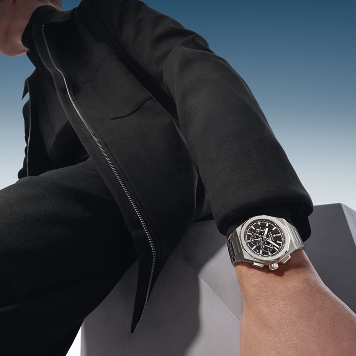 Zenith Defy Skyline Chronograph 42mm Zegarek Męski Czarny Wymienny Pasek 03.9500.3600/21.I001 - obrazek 4