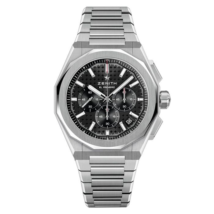 Zenith Defy Skyline Chronograph 42mm Zegarek Męski Czarny Wymienny Pasek 03.9500.3600/21.I001